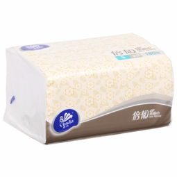 维达 vinda 倍韧系列抽纸2层180抽4提共24包纸巾 蜜芽